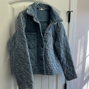 Quilted Blue Chore Jacket